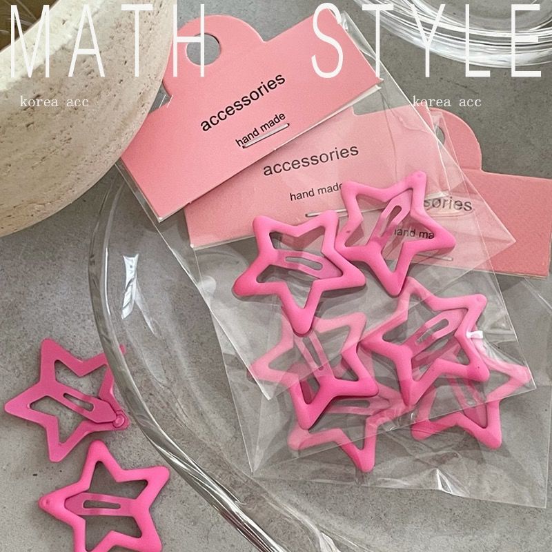 Kẹp Tóc Mái Cỡ Nhỏ Hình Ngôi Sao Năm Cánh Kiểu Hàn Quốc Dễ Thương Cho Bé Gái