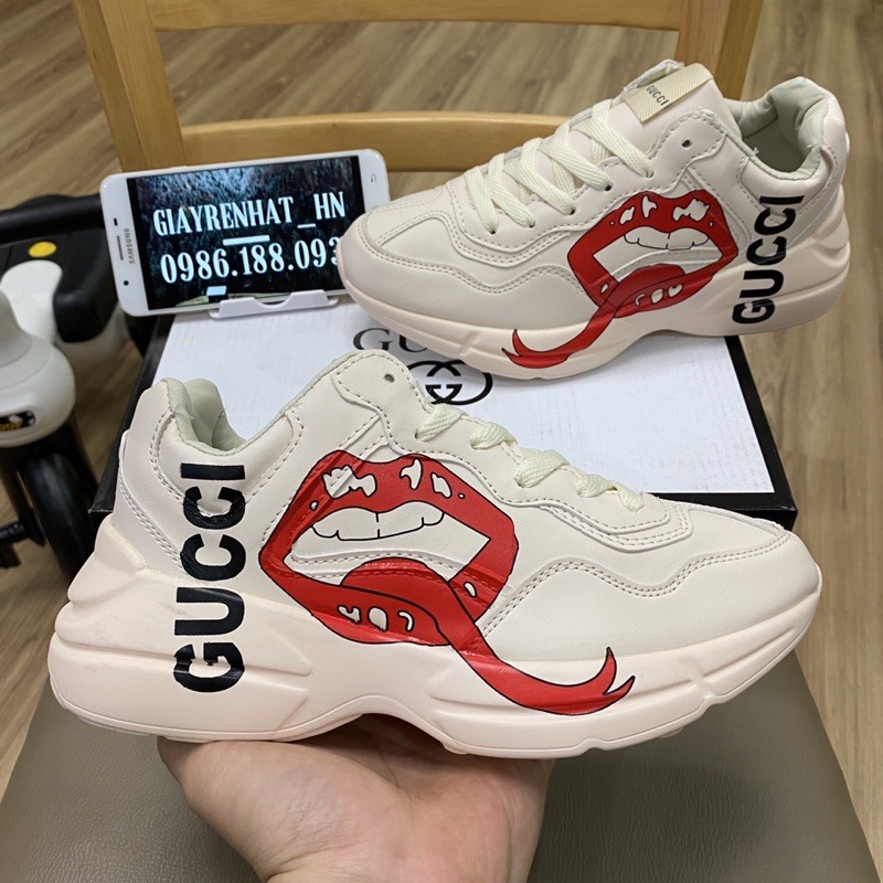 [KÈM TẤT+HỘP]GIÀY THỂ THAO CHUNKY VÀNG KEM | BigBuy360 - bigbuy360.vn