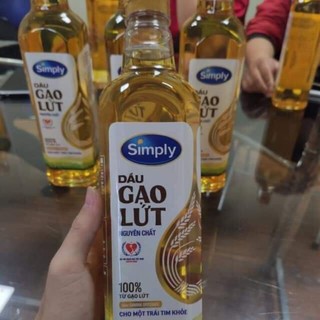 Dầu gạo lứt simply 1l