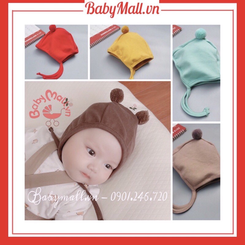 Mũ kiểu cột dây cute cho bé 4429