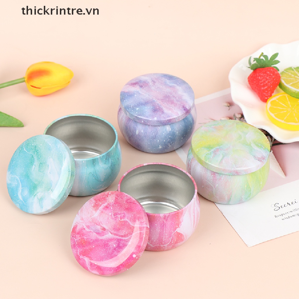 Hộp Thiếc Mini Đựng Nến Trang Sức Đa Năng Tiện Dụng