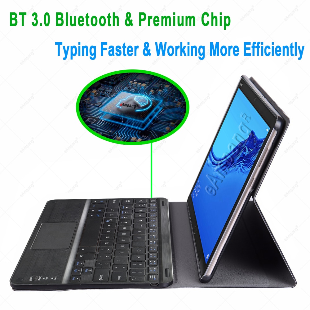 Case Touchpad Keyboard For Huawei Mediapad T5 10 M5 lite 10.1 M5 10 Pro M6 10.8 Matepad 10.4 Pro 10.8 T10 T10S 10.1 Cover Shell