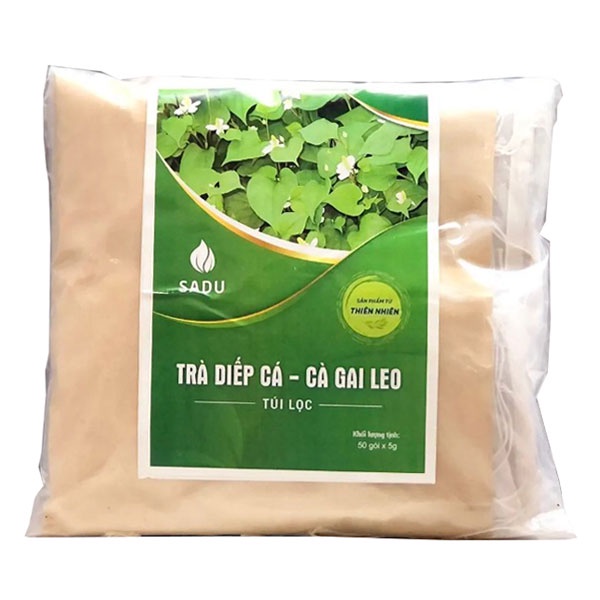 Trà Diếp cá – Cà Gai Leo Sadu ( 50 GÓI TÚI LỌC ) - HỖ TRỢ CHÓNG TÁO BÓN , TRĨ VÀ MỤN - HÀNG VIỆT NAM CHẤT LƯỢNG CAO