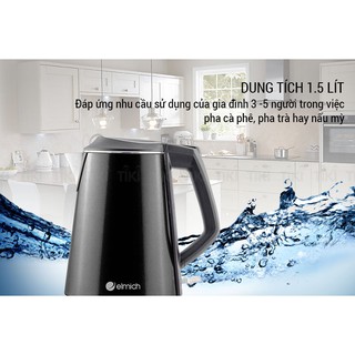 Ấm đun nước siêu tốc Elmich 1.5L KEE-1785