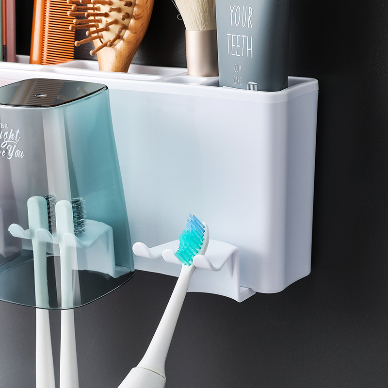 Giá treo bàn chải và kem đánh răng gắn tường tiện lợi