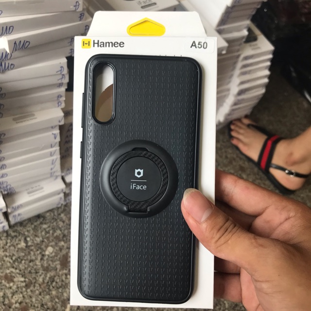 Ốp dẻo Samsung A50 kèm iring sang trọng