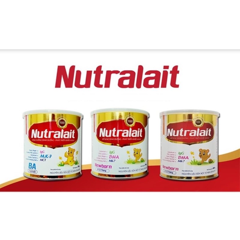 Sữa Nutralait Newborn Cho Bé 0 - 12 Tháng - Sản Phẩm Chuyên Biệt Cho Trẻ Suy Dinh Dưỡng, Thấp Còi