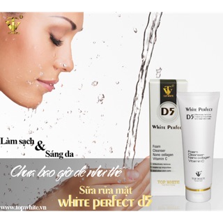 Sữa rửa mặt white perfect D5
