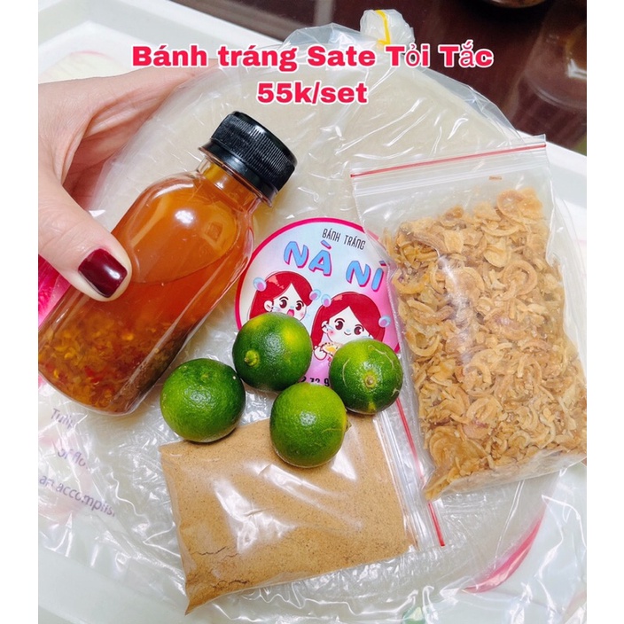 Bánh Tráng Sate, Sa tế tỏi tắc,Bánh Tráng phơi sương, Bánh Tráng Nà Ní