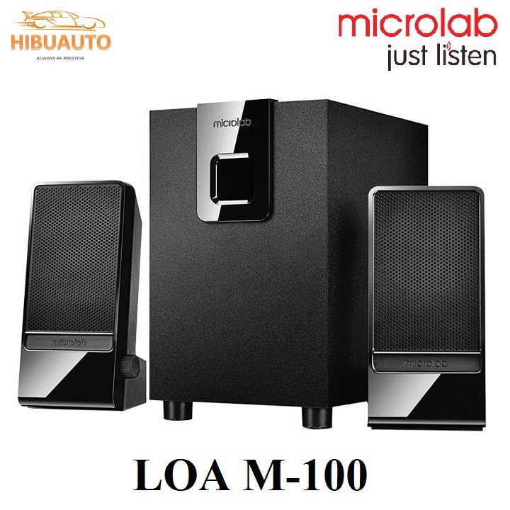 { CAM KẾT CHẤT LƯỢNG } Loa Vi Tính MICROLAB M-100 2.1 Hàng Chính Hãng - HIBUAUTO