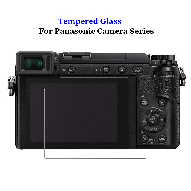 Kính Cường Lực 9H 2.5D Bảo Vệ Máy Ảnh Panasonic Lumix LX9 LX15 FZH1 LX10 G9 G8 G7 II G80 G81 G85 G90 G95 GX8 GX9 GX80 GX85 FZ300 FZ2000 FZ2500 GX7 II II 9H