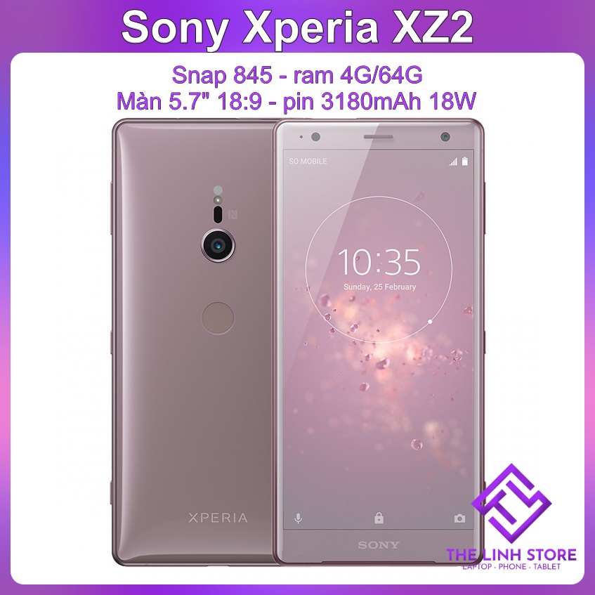 Điện thoại Sony Xperia XZ2 - Snapdragon 845 Ram 4G 64G