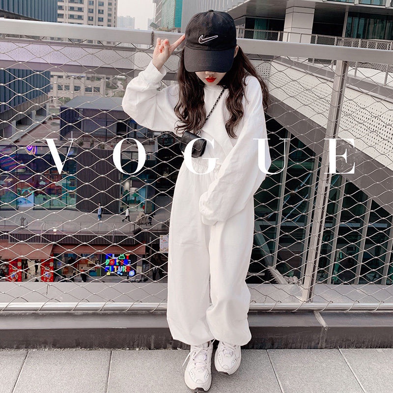 Set Đồ Thể Thao Hai Món Phong Cách Hip Hop Phương Tây Thời Trang Xuân Hè 2021 Cho Mẹ Và Bé