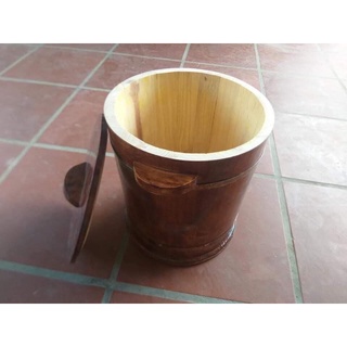 thùng đựng gạo 10kg gỗ thông