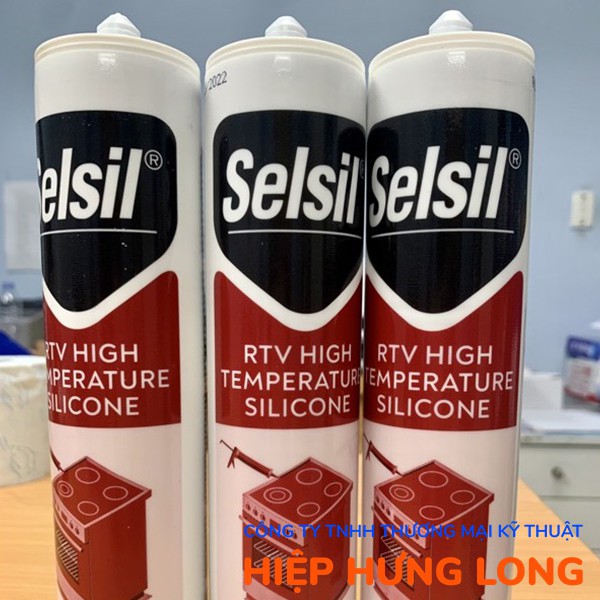 Keo Chịu Nhiệt Gốc Axit Selsil RTV High Temperature Silicone Nhập Khẩu Thổ Nhĩ Kỳ