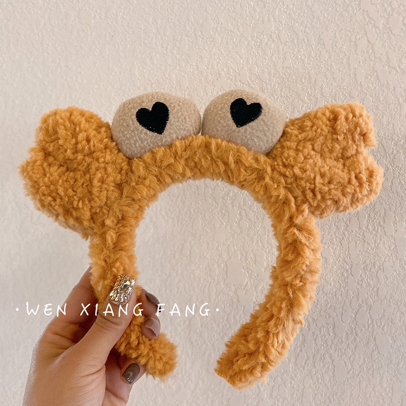 Băng Đô Cài Tóc Hình Chú Cua Hoạt Hình Dễ Thương Cho Nữ