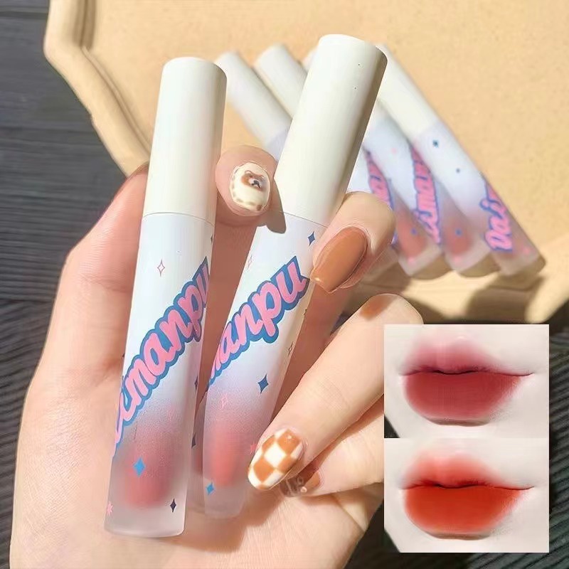Abpopa DAIMANPU® Son Kem Màu Lì Mịn Màng Trang Điểm Chống Nước Lâu Trôi Dành Cho Học Sinh