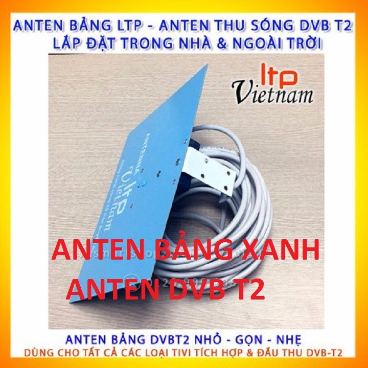 Anten bảng thu truyền hình kỹ thuật số mặt đất DVB-T2 HDG kèm dây 13m - Anten KĨ THUẬT SỐ DVB T2