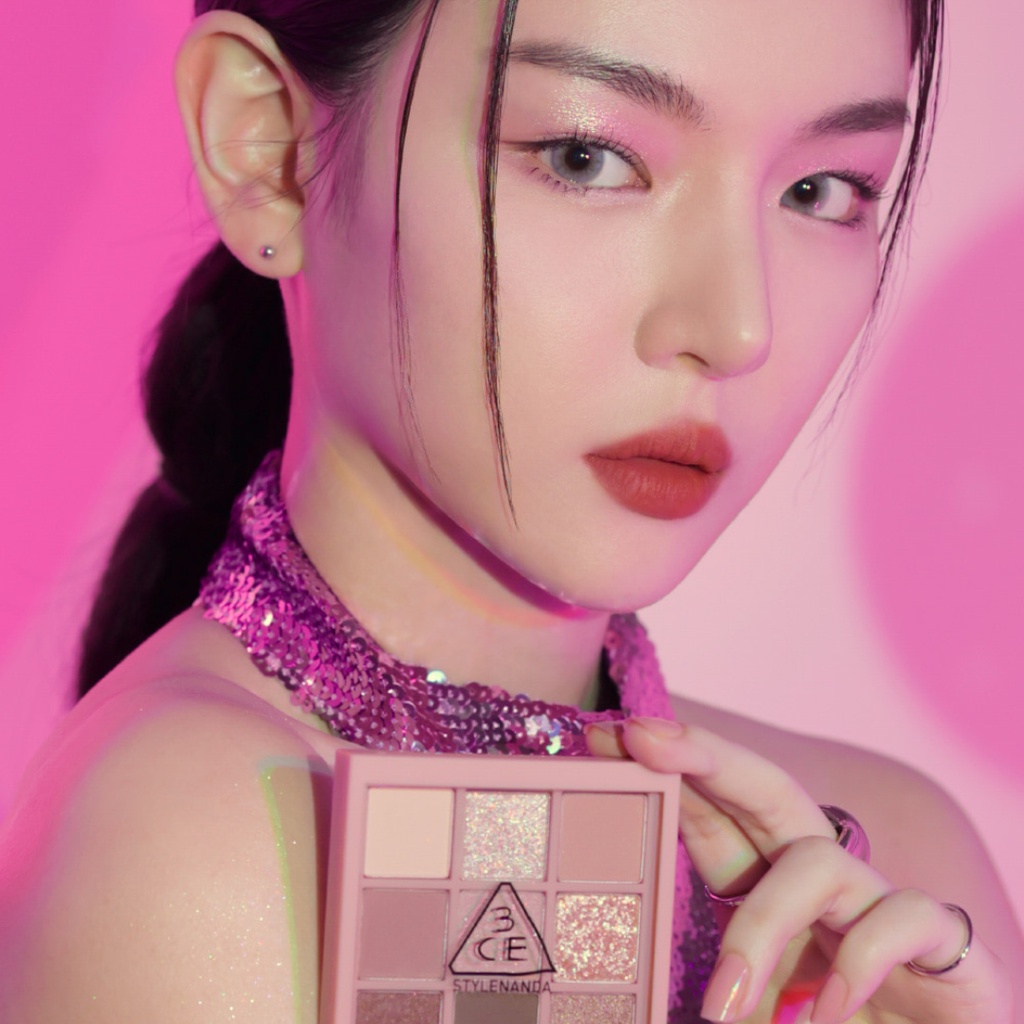 Bảng phấn mắt 9 ô 3CE phiên bản  3CE MULTI EYE COLOR PALETTE #AUTO FOCUS - Hồng hoa cà 8.5G