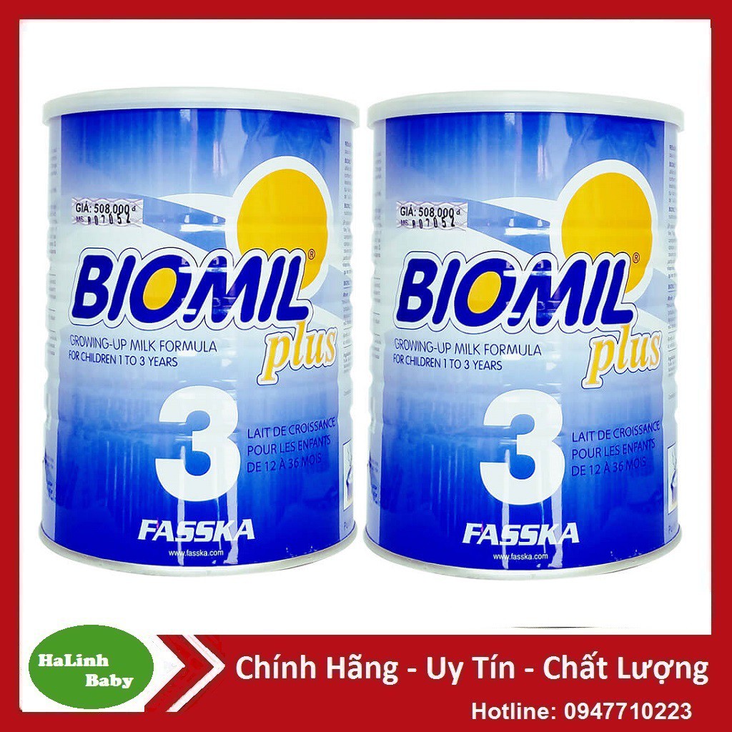 Combo 2 hộp Sữa Biomil sô 3 800g ( Date 2024 )