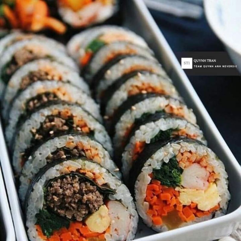 🥖Mành tre cuộn cơm, sushi, kimbap Hàn Quốc