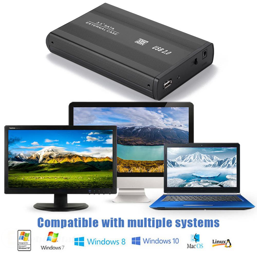 Vỏ Ổ Cứng Ngoài Usb 2.0 3.5 Inch Sata | BigBuy360 - bigbuy360.vn