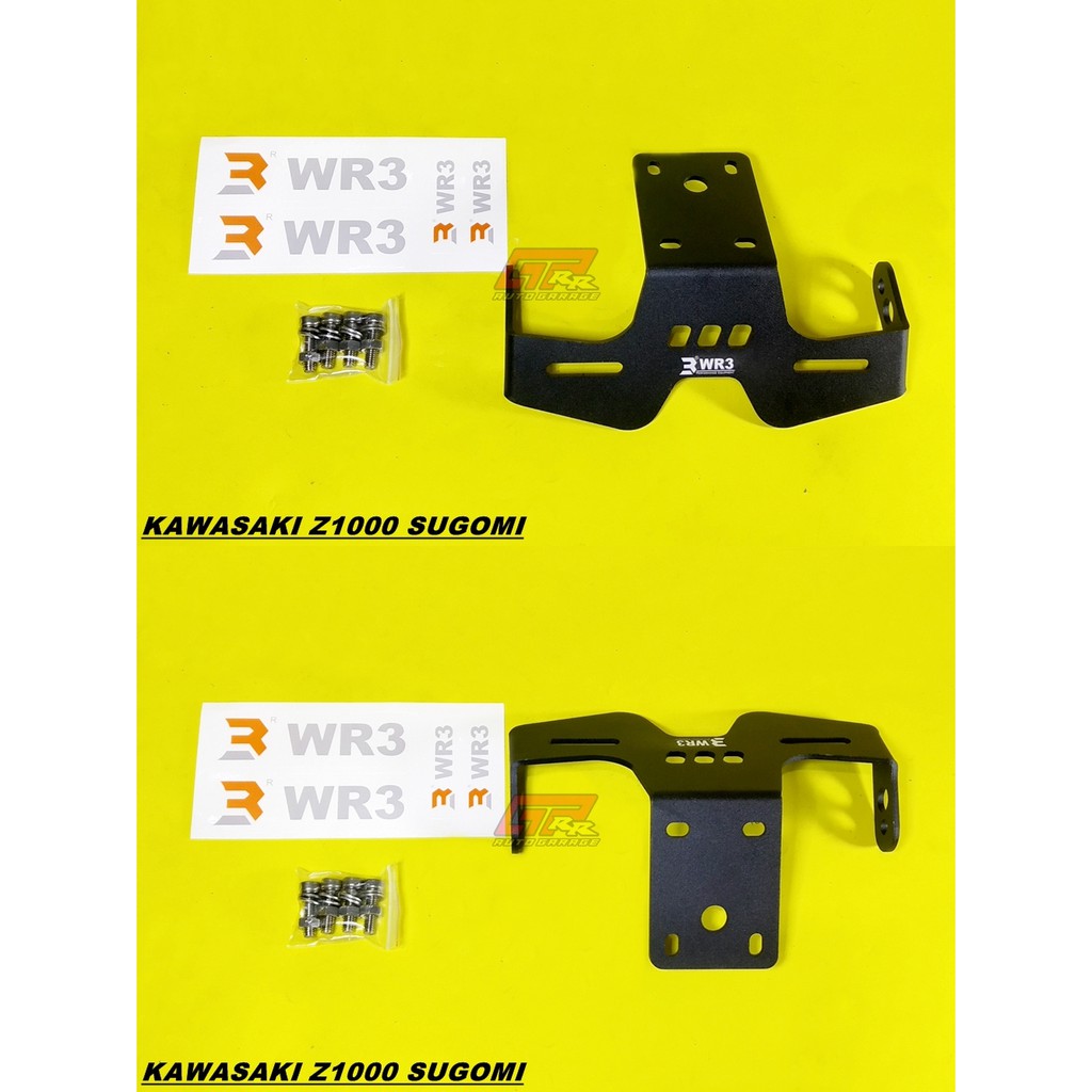 Giá Đỡ Biển Số Xe Hơi Wr3 Not Rng Kawasaki Z1000 Sugomi Chất Lượng Cao