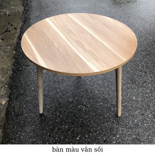 Bàn trà tròn sofa,bàn tròn cafe ngồi bệt chân gỗ tự nhiên tiện ích vd01