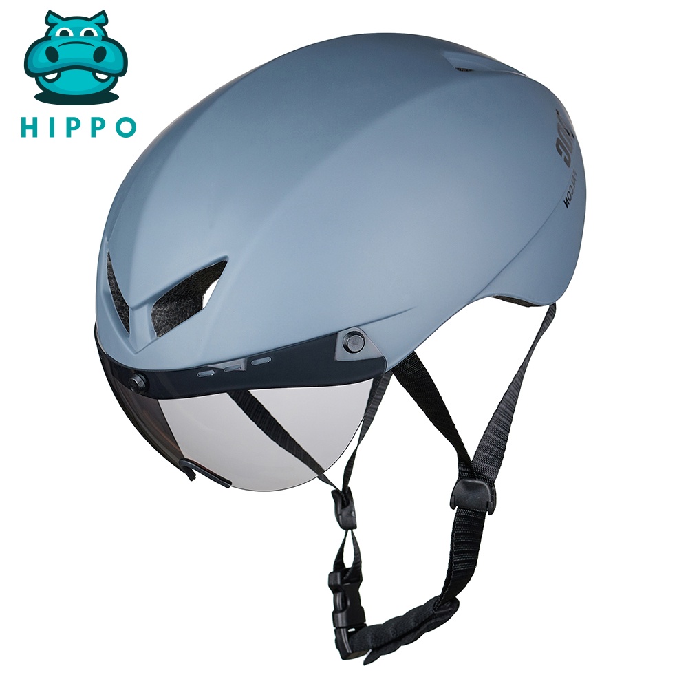 Mũ bảo hiểm xe đạp thể thao Poc Falcon siêu nhẹ chính hãng màu xám xi măng - HIPPO HELMET
