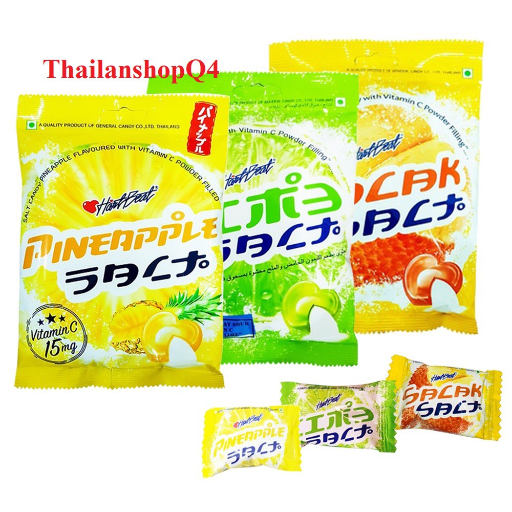 HCM - Kẹo chanh muối 100g nội địa Thái Lan