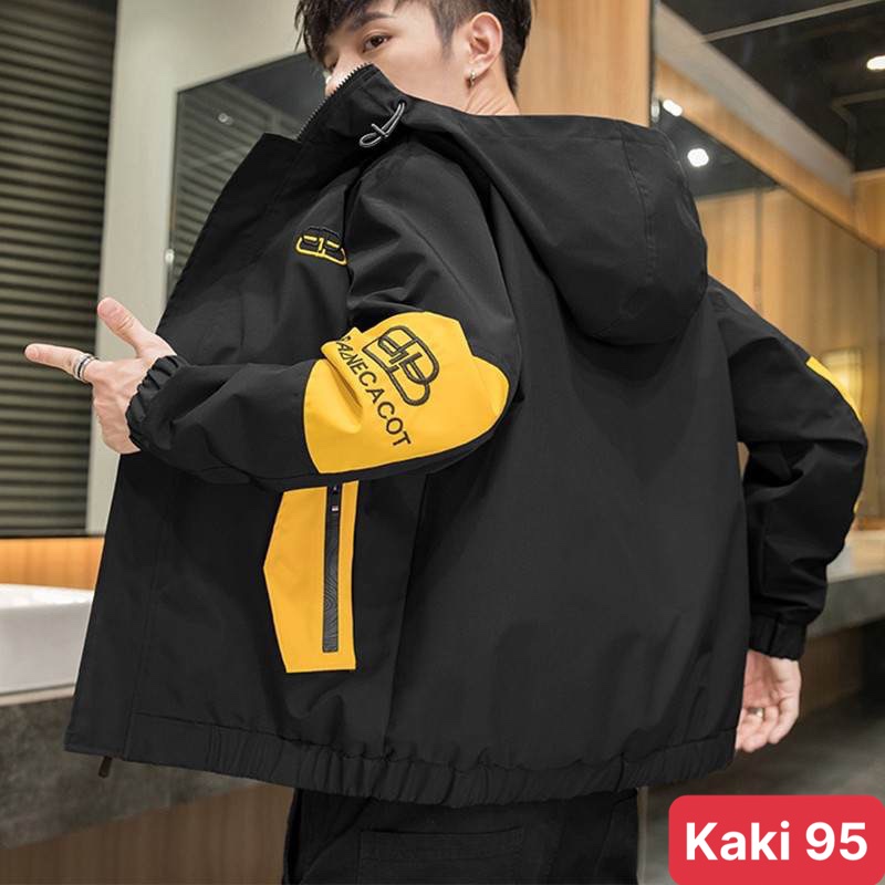 Áo khoác kaki nam nữ màu đen chất liệu kaki 2 lớp cao cấp, áo khoác nam bomber ADO12 Nhiều mẫu mới