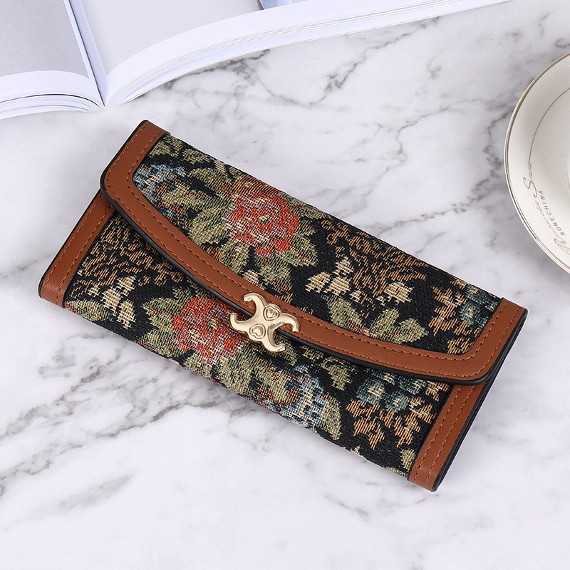 Ví Da Cầm Tay Dáng Dài Thời Trang Hàn Quốc Cho Nữ