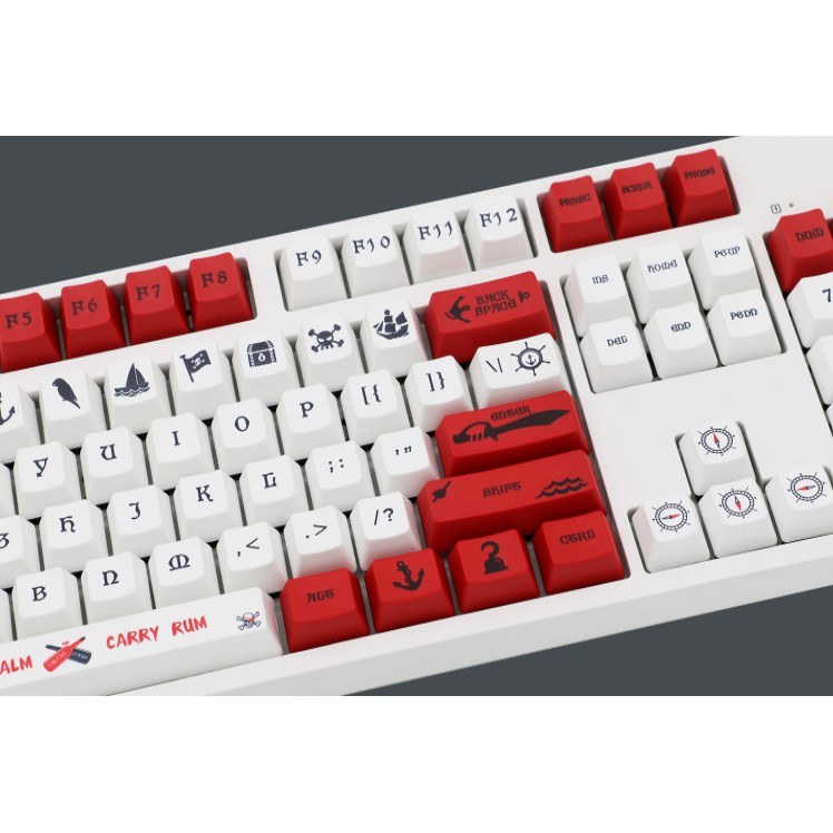 Keycap Cướp biển Caribbean [ PBT 131 nút - OEM ] | WebRaoVat - webraovat.net.vn