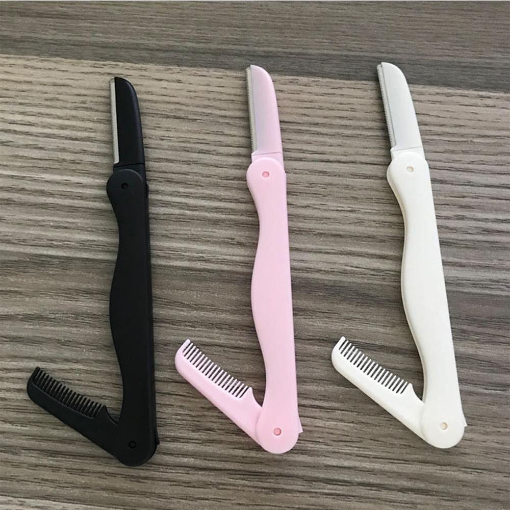 Lược Tỉa Lông Mày 2 Trong 1 Bằng Thép Không Gỉ Tiện Dụng