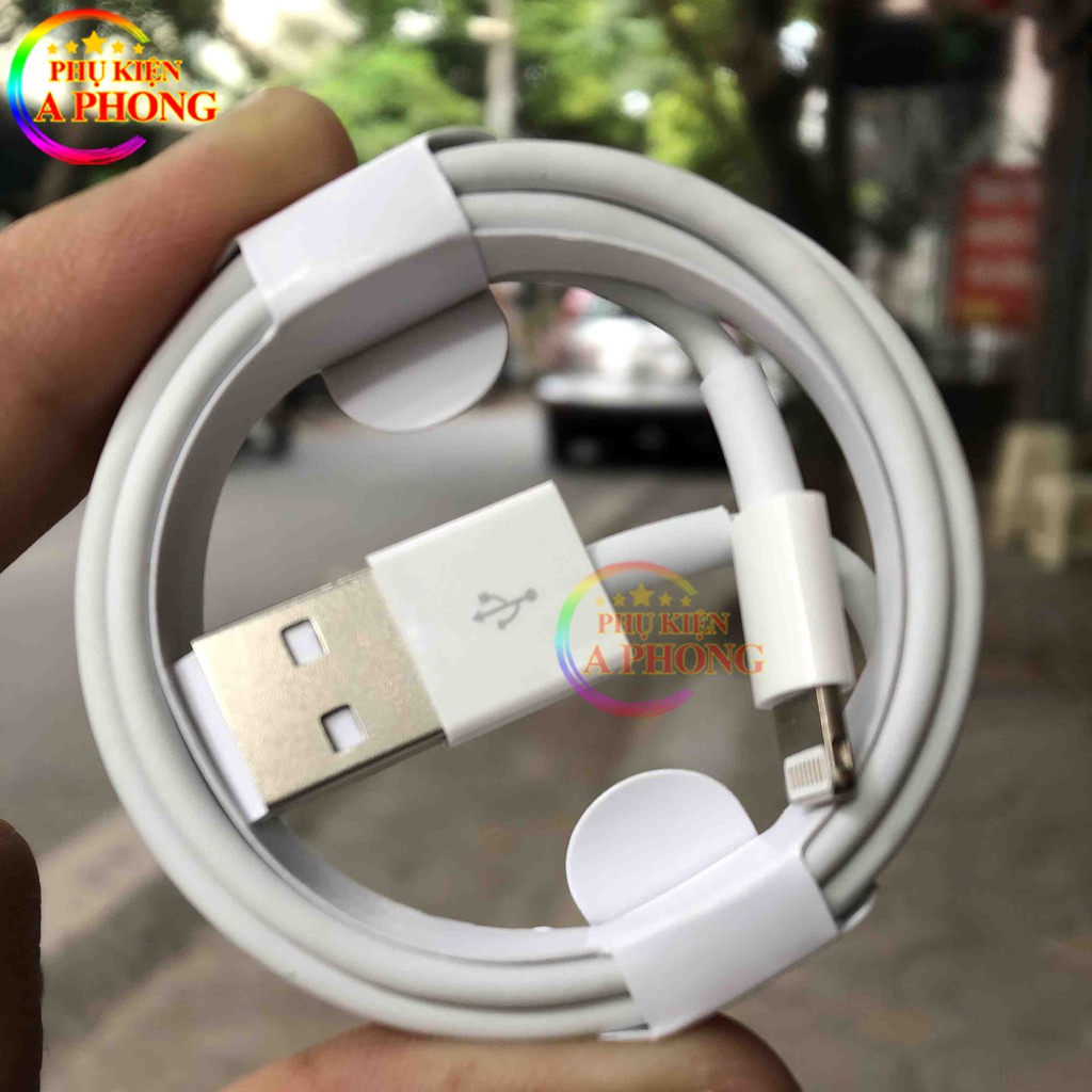 [Sỉ từ 5sp] Cáp sạc iphone, ipad, airpods foxconn loại 5 chíp - 5V/1A - Sạc ổn định, siêu bền cho iPhone 5 đến 11 Promax