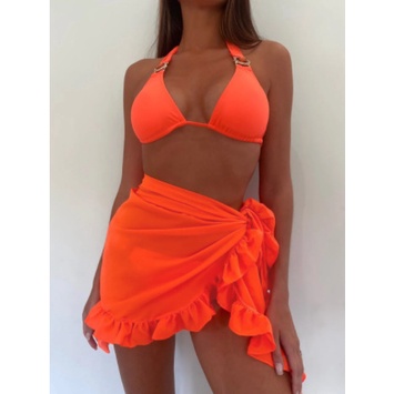 Váy Ngắn Đi Biển Nhún Bèo