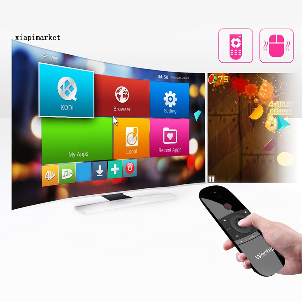 Bộ Bàn Phím Và Chuột Bay Không Dây Thông Minh 2.4g Cho Android Tv Box Pc