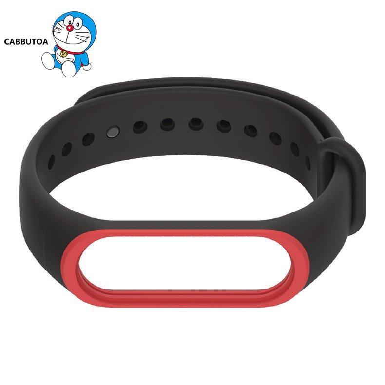 Dây Đeo Thay Thế Chất Liệu Silicon Thiết Kế Nhiều Lỗ Thời Trang Cho Xiaomi Mi Band 3