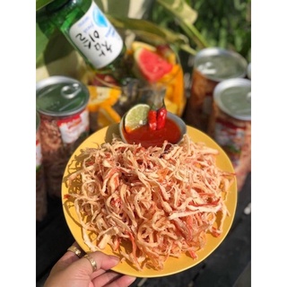 Mực xé sợi hấp nước dừa