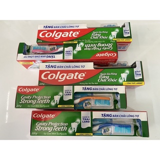 KEM ĐÁNH RĂNG COLGATE TẶNG KÈM BÀN CHẢI NGỪA SÂU RĂNG 225g date2026