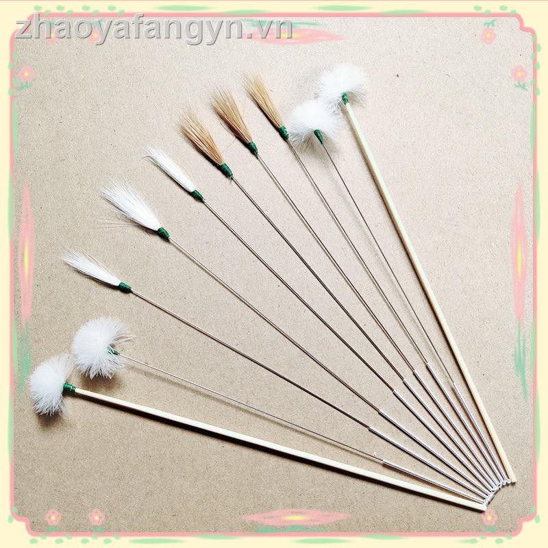 (Hàng Mới Về) Dụng Cụ Lấy Ráy Tai Chuyên Nghiệp Bằng Tre Và Lông Vũ