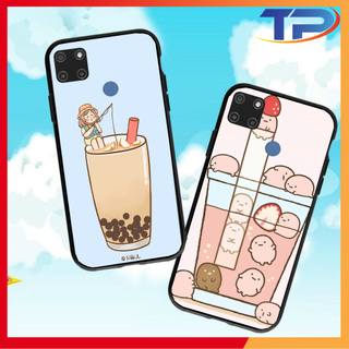 Ốp lưng Realme C20 / C17 / C15 / C12 / C11 / C3i / C3 / 7 / 7i / 7 Pro hình Ly Trà Sữa Cute 01