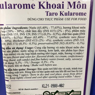 Hỗn hợp hương màu kularome tinh khoai môn mauri 50ml - ảnh sản phẩm 2