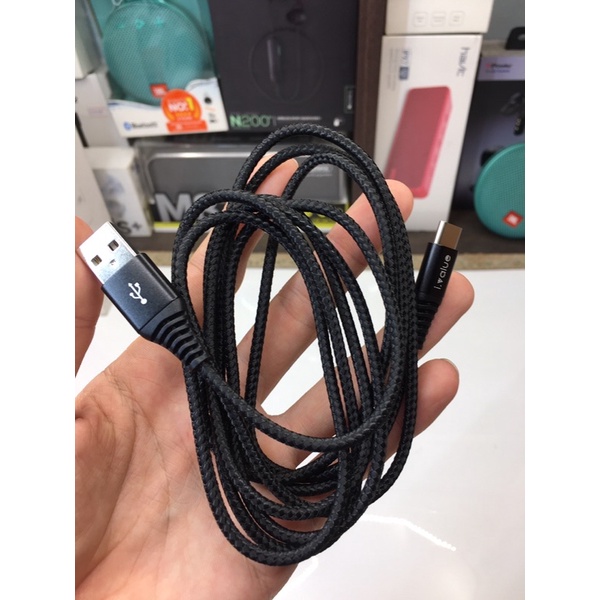 Cáp sạc điện thoại ivalue Micro 2.4A 12W - Hàng Chính Hãng