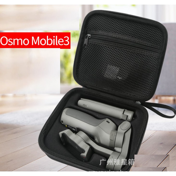 Hộp đựng Gimbal DJI Osmo Mobile 3 chất liệu vài EVA bền đẹp, chống sốc tốt, chống nước ở mức độ nhẹ