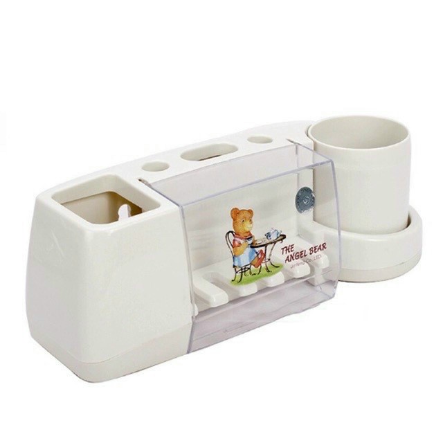 Dụng cụ đựng bàn chải đánh răng kèm cốc