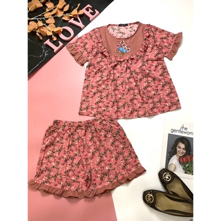 Đồ bộ đùi tay cộc vải lụa hàn mặc nhà mềm mát