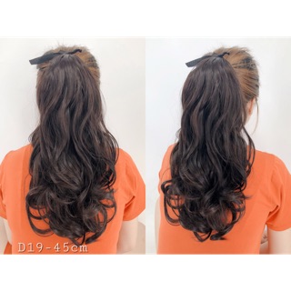 Ảnh + clip thật - tóc cột xoăn lọn phồng d19 - 45cm