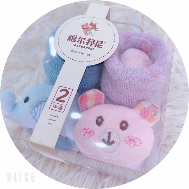 Sét 2 đôi vớ thú cho bé 6 đến 12 tháng