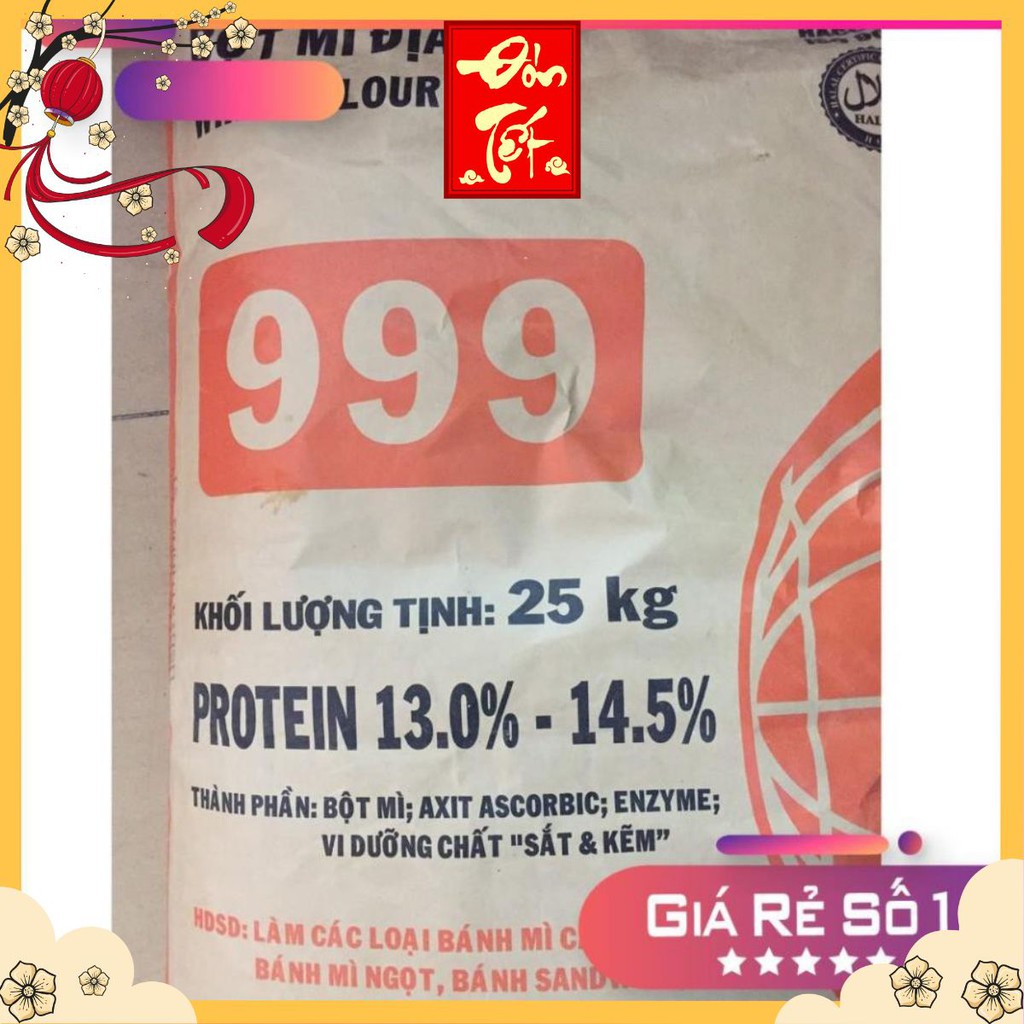 Bột Mì Địa Cầu 999 (tương đương số 13) - 1kg /1 gói Bake Group